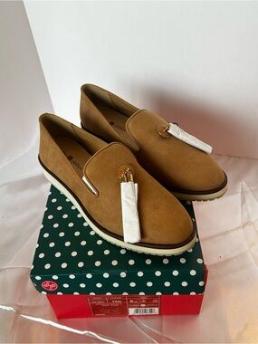 Lindsey Phillips DAYNA Interchangeable Snap Shoe Tan Size 8‎ NIB